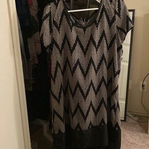 Rue21 Black and gold dress